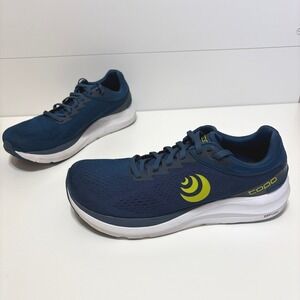 Topo Men Ortholite Phantom 3 Running Athletic Shoe Size 11 Blue Lime Performance